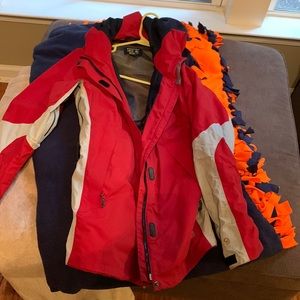 Red Raincoat, lightweight, compact, great for on the go